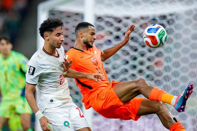 FIFA WORLD CUL 2026 NETHERLANDS VS MOROCCO FIFA World Cup, WM, Weltmeisterschaft, Fussball 2026 NETHERLANDS VS MOROCCO NETHERLANDS VS MOROCCO 29062026 MONTERREY, NUEVO LEON. Photo of Cody GAKPO (11) of Netherlands, during game of the FIFA World Cup 2026, held at the Estadio Monterrey of Monterrey, Nuevo Leon. Foto de Cody GAKPO (11) de Paises Bajos, durante juego de la Copa del Mundo 2026 de la FIFA, celebrado en el Estadio Monterrey de Monterrey Nuevo Leon. PHOTO BY IMAGENSHOP AGENCIA FOTOGRAFICA MONTERREY NUEVO LEON MEXICO *** FIFA WORLD CUP 2026 NETHERLANDS VS. MOROCCO FIFA WORLD CUP 2026 NETHERLANDS VS. MOROCCO NETHERLANDS VS. MOROCCO 06 29 2026 MONTERREY, NUEVO LEON Photo of Cody GAKPO 11 of the Netherlands during a match of the 2026 FIFA World Cup, held at Estadio Monterrey in Monterrey, Nuevo Leon Photo of Cody GAKPO 11 of the Netherlands, during a match of the 2026 FIFA World Cup, held at the Estadio Monterrey in Monterrey, Nuevo León. PHOTO BY IMAGENSHOP PHOTO AGENCY MONTERREY, NUEVO LEÓN, MEXICO Copyright: xYOALIxMARTINEZx