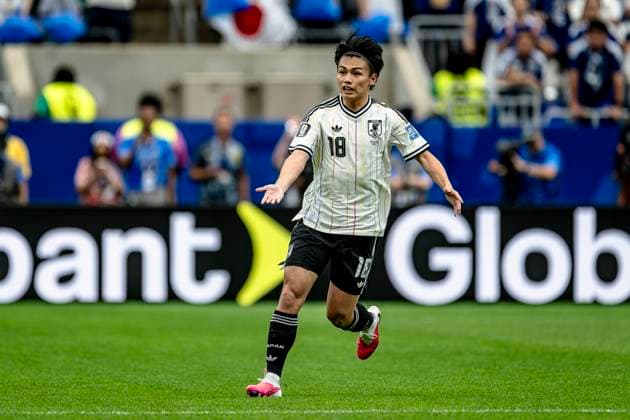 HOUSTON - Ayase Ueda of Japan during the 2026 World Cup match between Brazil and Japan at Houston Stadium on June 29, 2026, in Houston, United States. (Photo by Stefan Koops EYE4IMAGES DeFodi Images) - *** HOUSTON: Ayase Ueda of Japan during the 2026 World Cup match between Brazil and Japan at Houston Stadium on June 29, 2026, in Houston, United States. Photo by Stefan Koops, EYE4IMAGES, DeFodi Images