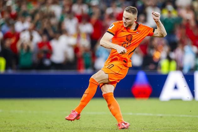 MONTERREY, 29-06-2026, Monterrey Stadium, Match between Morocco and The Netherlands during the World Cup 2026. Picture shows Netherlands player Teun Koopmeinders takes penalty Morocco - The Netherlands (World Cup 2026)  x204749263x Copyright: