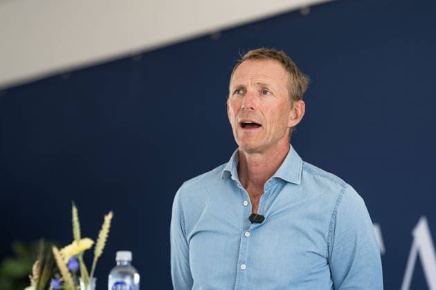 260630 Peder Fredricson under en pressträff med ridsportstävlingen Falsterbo Horse Show den 30 juni 2026 i Falsterbo. *** 260630 Peder Fredricson during a press conference at the Falsterbo Horse Show on June 30, 2026, in Falsterbo  Copyright: CHRISTOFFERxBORGxMATTISSON BB260630CB035