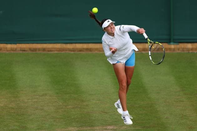 Kayla Day during her first round match Wimbledon Tennis Championships, Day 2, The All England Lawn Tennis and Croquet Club, London, UK - 30 Jun 2026London The All England Lawn Tennis and United Kingdom  Copyright: xKieranxMcManus Shutterstockx 16964203h