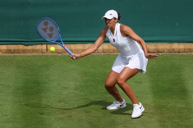 Madison Keys during her first round match Wimbledon Tennis Championships, Day 2, The All England Lawn Tennis and Croquet Club, London, UK - 30 Jun 2026London The All England Lawn Tennis and United Kingdom  Copyright: xKieranxMcManus Shutterstockx 16964203i