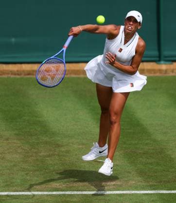Madison Keys during her first round match Wimbledon Tennis Championships, Day 2, The All England Lawn Tennis and Croquet Club, London, UK - 30 Jun 2026London The All England Lawn Tennis and United Kingdom  Copyright: xKieranxMcManus Shutterstockx 16964203m