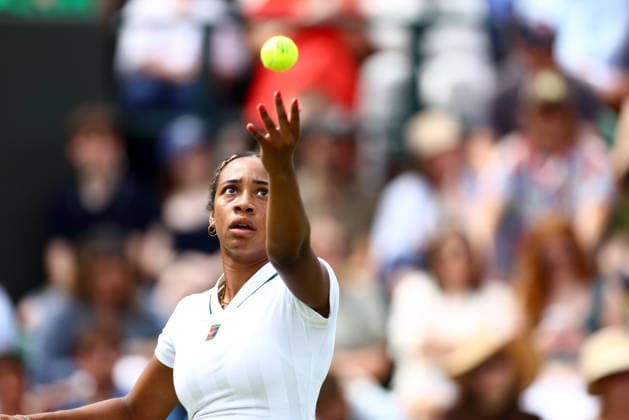 Tyra Caterina Grant during her first round match Wimbledon Tennis Championships, Day 2, The All England Lawn Tennis and Croquet Club, London, UK - 30 Jun 2026London The All England Lawn Tennis and United Kingdom  Copyright: xJamesxMarsh Shutterstockx 16964208ac