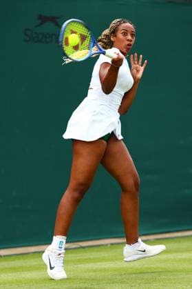 Tyra Caterina Grant during her first round match Wimbledon Tennis Championships, Day 2, The All England Lawn Tennis and Croquet Club, London, UK - 30 Jun 2026London The All England Lawn Tennis and United Kingdom  Copyright: xJamesxMarsh Shutterstockx 16964208aw