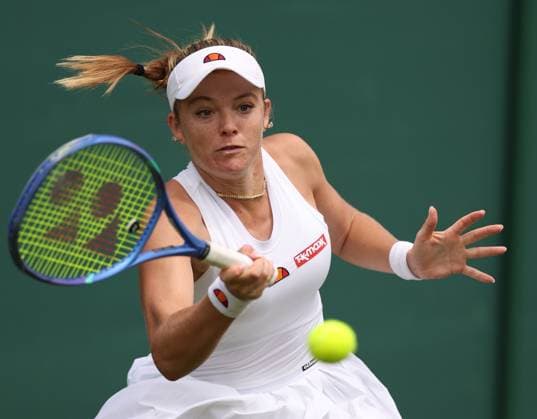 Katie Swan during her first round match Wimbledon Tennis Championships, Day 2, The All England Lawn Tennis and Croquet Club, London, UK - 30 Jun 2026London The All England Lawn Tennis and United Kingdom  Copyright: xEllaxLing Shutterstockx 16964204t