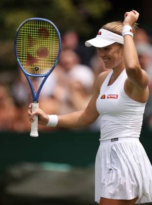 Katie Swan wins her first round match Wimbledon Tennis Championships, Day 2, The All England Lawn Tennis and Croquet Club, London, UK - 30 Jun 2026London The All England Lawn Tennis and United Kingdom  Copyright: xEllaxLing Shutterstockx 16964204v