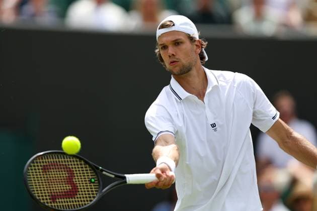Otto Virtanen during his first round match Wimbledon Tennis Championships, Day 2, The All England Lawn Tennis and Croquet Club, London, UK - 30 Jun 2026London The All England Lawn Tennis and United Kingdom  Copyright: xKieranxMcManus Shutterstockx 16964203bi