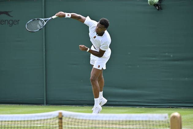 Tennis - Wimbledon 2026 - ITF - The Championships - 30 06 2026 - Tennis - Wimbledon 2026 - ITF - The Championships - 30 06 2026 - Giovanni Mpetshi Perricard - France London  Copyright: xChryslenexCaillaud psnewzx