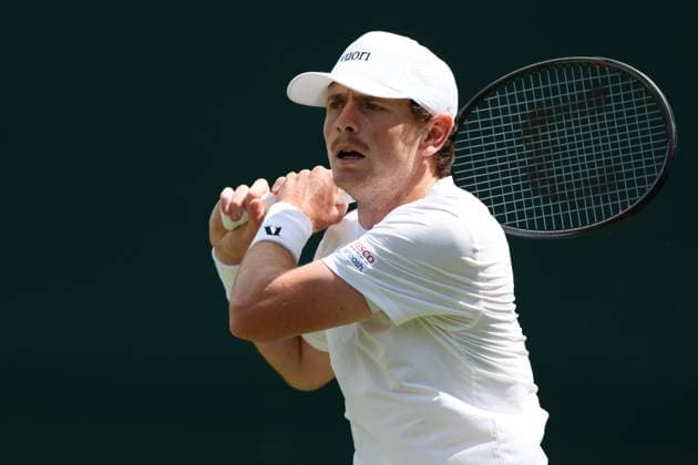 Jack Pinnington Jones during his first round match Wimbledon Tennis Championships, Day 2, The All England Lawn Tennis and Croquet Club, London, UK - 30 Jun 2026London The All England Lawn Tennis and United Kingdom  Copyright: xKieranxMcManus Shutterstockx 16964203by