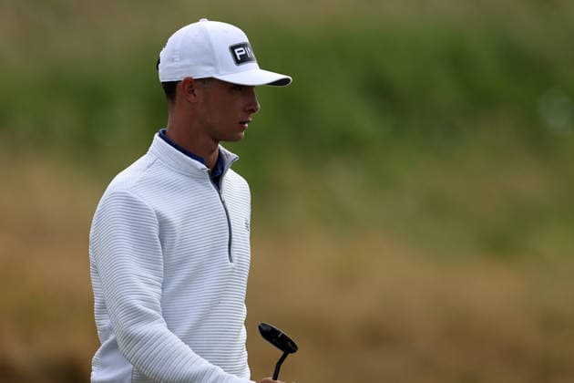 RECORD DATE NOT STATED 30th June 2026; The West Lancashire Golf Club, Liverpool, England; The Open Golf Championship Final Qualifying; Joseph Dodd-Berry (a) ENG at the third green DavidxBlunsden