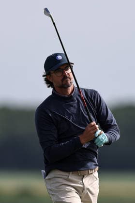 RECORD DATE NOT STATED 30th June 2026; The West Lancashire Golf Club, Liverpool, England; The Open Golf Championship Final Qualifying; George Bryan (USA) at the 17th hole DavidxBlunsden