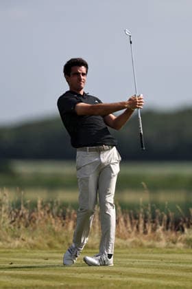 RECORD DATE NOT STATED 30th June 2026; The West Lancashire Golf Club, Liverpool, England; The Open Golf Championship Final Qualifying; Pablo Ereno (ESP) at the 17th tee DavidxBlunsden