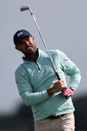 RECORD DATE NOT STATED 30th June 2026; The West Lancashire Golf Club, Liverpool, England; The Open Golf Championship Final Qualifying; Wesley Bryan (USA) at the 17th tee DavidxBlunsden