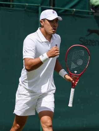 Brandon Nakashima during his first round Wimbledon Tennis Championships, Day 2, The All England Lawn Tennis and Croquet Club, London, UK - 30 Jun 2026London The All England Lawn Tennis and United Kingdom  Copyright: xKieranxMcManus Shutterstockx 16964203cg