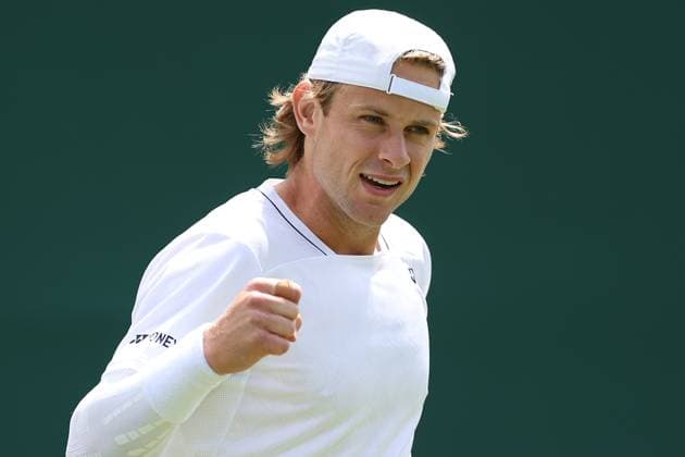 The Championships Wimbledon 2026- DAY 2- 30 06 2026 Great Britain, London, All England Lawn Tennis Club, The Championships Wimbledon 2026 - DAY 2- 30 06 2026 Belgian player Zizou Bergs (BEL) pictured during his first round against French player Ugo Humbert (FRA) in London , All England Lawn Tennis Club at The Championships Wimbledon 2026 LONDON GREAT BRITAIN  Copyright: xMélaniexJeusettex