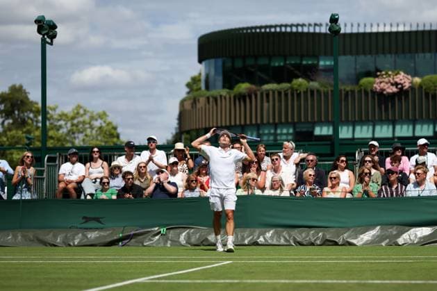 Arthur Fery during his first round match Wimbledon Tennis Championships, Day 2, The All England Lawn Tennis and Croquet Club, London, UK - 30 Jun 2026London The All England Lawn Tennis and United Kingdom  Copyright: xKieranxMcManus Shutterstockx 16964203da