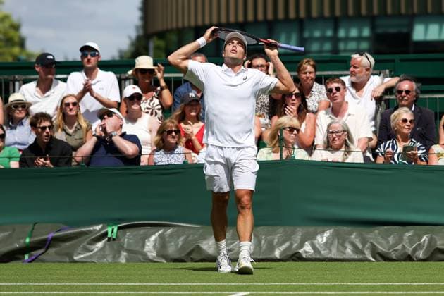 Arthur Fery during his first round match Wimbledon Tennis Championships, Day 2, The All England Lawn Tennis and Croquet Club, London, UK - 30 Jun 2026London The All England Lawn Tennis and United Kingdom  Copyright: xKieranxMcManus Shutterstockx 16964203cx