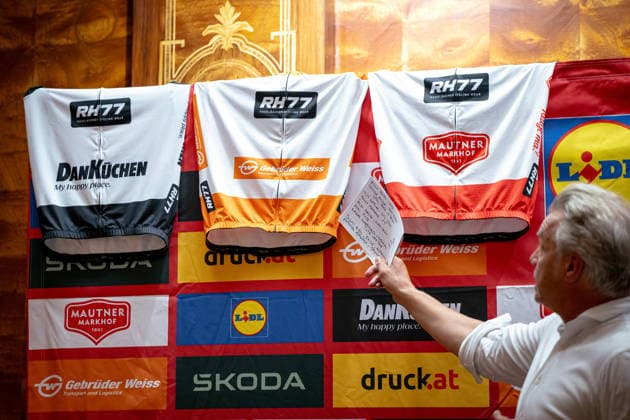 30.06.2026, Cafe Landmann, Wien, AUT, Lidl Tour of Austria 2026, PK Wien, im Bild Thomas Pupp, Lidl Tour of Austria Direktor, Thomas Pupp, Lidl Tour of Austria Direktor during the regional press conference, PK, Pressekonferenz in Vienna ahead of the 2026 Lidl Tour of Austria. Cafe Landmann in Wien, Austria on. Foto:Eibner-Pressefoto Bruns Wien *** June 30, 2026, Cafe Landmann, Vienna, Austria, Lidl Tour of Austria 2026, Vienna Press Conference, pictured: Thomas Pupp, Director of the Lidl Tour of Austria, Thomas Pupp, Director of the Lidl Tour of Austria, during the regional press conference in Vienna ahead of the 2026 Lidl Tour of Austria at Cafe Landmann in Vienna, Austria. Photo: Eibner, Press Photo: Bruns, Vienna  EP_EER