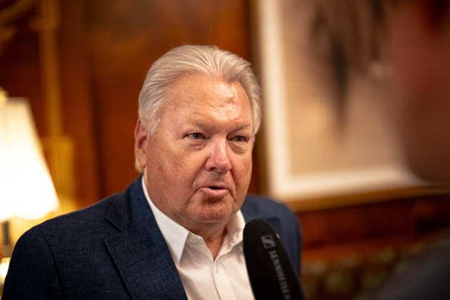 30.06.2026, Cafe Landmann, Wien, AUT, Lidl Tour of Austria 2026, PK Wien, im Bild Harald J. Mayer, President Cycling Austria, Harald J. Mayer, President Cycling Austria during the regional press conference, PK, Pressekonferenz in Vienna ahead of the 2026 Lidl Tour of Austria. Cafe Landmann in Wien, Austria on. Foto:Eibner-Pressefoto Bruns Wien *** June 30, 2026, Cafe Landmann, Vienna, Austria, Lidl Tour of Austria 2026, Vienna Press Conference, pictured: Harald J. Mayer, President of Cycling Austria, Harald J. Mayer, President of Cycling Austria, during the regional press conference in Vienna ahead of the 2026 Lidl Tour of Austria at Cafe Landmann in Vienna, Austria. Photo: Eibner, Press Photo Bruns Vienna  EP_EER