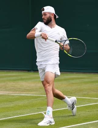 Jacob Fearnley during his first round match Wimbledon Tennis Championships, Day 2, The All England Lawn Tennis and Croquet Club, London, UK - 30 Jun 2026London The All England Lawn Tennis and United Kingdom  Copyright: xEllaxLing Shutterstockx 16964204au