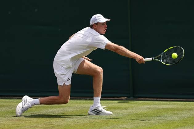 Alex Michelsen during his first round match Wimbledon Tennis Championships, Day 2, The All England Lawn Tennis and Croquet Club, London, UK - 30 Jun 2026London The All England Lawn Tennis and United Kingdom  Copyright: xEllaxLing Shutterstockx 16964204ba