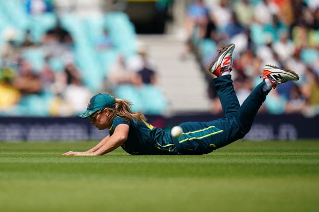 Sophie Molineux of Australia during the ICC Women s T20 World Cup semi-final match between Australia Women and West Indies Women at The Oval, London, England on 30 June 2026.  Copyright: xCharliexCarterx PMI-7288-0003