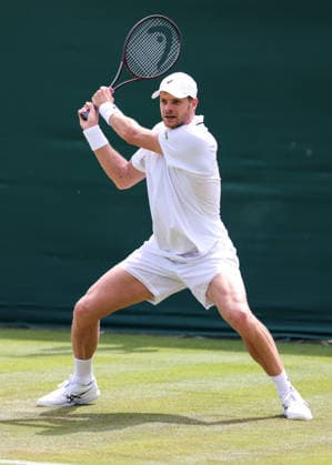 Yannick Hanfmann (GER), Herren Einzel, Mens Singles Tennis - Wimbledon 2026 - Grand Slam ITF ATP, Tennis Herren WTA, Tennis Damen - AELTC - London - - Great Britain - 30 June 2026. *** Yannick Hanfmann GER, Men s Singles, Wimbledon 2026 Grand Slam ITF ATP WTA AELTC London, Great Britain, June 30, 2026 Copyright: xJuergenxHasenkopfx