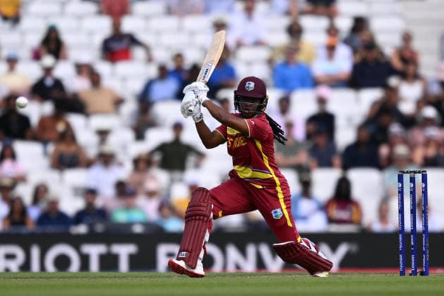 Australia Women v West Indies Women, ICC Women s T20 World Cup, Semi-Final Jannillea Glasgow of West Indies hits the ball to the boundary for four runs during the ICC Women s T20 World Cup semi final match between Australia Women and West Indies Women at the Oval, London, UK on 30 June 2026. London Oval London UK Editorial use only , Copyright: xGrahamxHuntx PSI-24453-0061