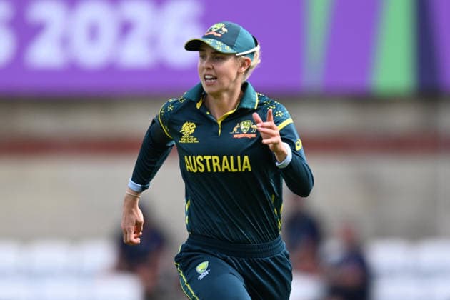 Australia Women v West Indies Women, ICC Women s T20 World Cup, Semi-Final Phoebe Litchfield of Australia fielding during the ICC Women s T20 World Cup semi final match between Australia Women and West Indies Women at the Oval, London, UK on 30 June 2026. London Oval London UK Editorial use only , Copyright: xGrahamxHuntx PSI-24453-0063