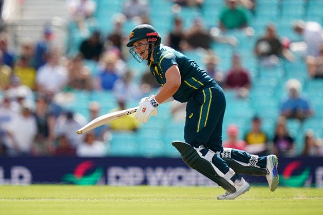 Georgia Voll of Australia during the ICC Women s T20 World Cup semi-final match between Australia Women and West Indies Women at The Oval, London, England on 30 June 2026.  Copyright: xCharliexCarterx PMI-7288-0006