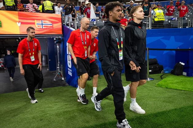 260630 Players of Norway ahead of the FIFA World Cup, WM, Weltmeisterschaft, Fussball 2026 round of 32 football match between CÃ te d Ivoire and Norway on June 30, 2026 in Dallas. Photo: Jon Olav Nesvold BILDBYRAN COP 217 VG0975 bbeng fotboll football soccer fotball vm fotbolls-vm fotball-vm fotbolls-vm 2026 fifa world cup 2026 16-delsfinale round of 32 arlington texas norge norway elfenbenskusten elfenbenskysten ivory coast *** June 30, 2026: Players from Norway ahead of the 2026 FIFA World Cup Round of 32 soccer match between Côte d Ivoire and Norway on June 30, 2026 in Dallas. Photo by Jon Olav Nesvold. BILDBYRAN COP 217 VG0975 bbeng soccer football fotball World Cup 2026 FIFA World Cup 2026 Round of 16 of 32 Arlington, Texas Norway Ivory Coast  Copyright: JONxOLAVxNESVOLD BB260630JE010