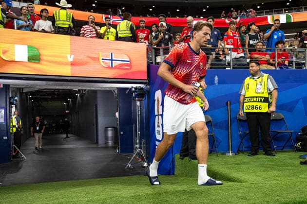 260630 Sander Berge of Norway ahead of the FIFA World Cup, WM, Weltmeisterschaft, Fussball 2026 round of 32 football match between CÃ te d Ivoire and Norway on June 30, 2026 in Dallas. Photo: Jon Olav Nesvold BILDBYRAN COP 217 VG0975 bbeng fotboll football soccer fotball vm fotbolls-vm fotball-vm fotbolls-vm 2026 fifa world cup 2026 16-delsfinale round of 32 arlington texas norge norway elfenbenskusten elfenbenskysten ivory coast *** June 30, 2026: Sander Berge of Norway ahead of the 2026 FIFA World Cup Round of 32 soccer match between Côte d Ivoire and Norway on June 30, 2026 in Dallas. Photo by Jon Olav Nesvold. BILDBYRAN COP 217 VG0975 bbeng soccer football fotball World Cup 2026 FIFA World Cup 2026 Round of 16 of 32 Arlington, Texas Norway Ivory Coast  Copyright: JONxOLAVxNESVOLD BB260630JE012