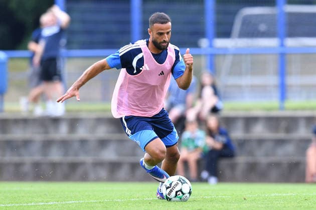 Fußball 3. Liga Trainingsauftakt MSV Duisburg am 30.06.2026 auf dem Trainingsgelände an der Westender Straße in Duisburg Ramien Safi ( Duisburg ) *** Soccer, 3rd Division: MSV Duisburg Kicks Off Training on June 30, 2026, at the Training Facility on Westender Straße in Duisburg. Ramien Safi, Duisburg xRx