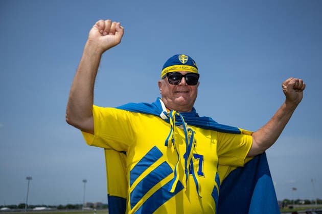 260630 Fans of Sweden ahead of the FIFA World Cup, WM, Weltmeisterschaft, Fussball 2026 round of 32 football match between France and Sweden on June 30, 2026 in New Jersey. Photo: Petter Arvidson BILDBYRAN kod PA PA1270 fotboll football soccer fotball vm fotbolls-vm fotball-vm fotbolls-vm 2026 fifa world cup 2026 sverige sweden sverige a bbeng frankrike france round of 32 16-delsfinal publik *** June 30, 2026: Fans of Sweden ahead of the FIFA World Cup 2026 Round of 32 soccer match between France and Sweden on June 30, 2026 in New Jersey. Photo by Petter Arvidson, BILDBYRAN, code PA PA1270. soccer, football, World Cup, 2026 FIFA World Cup, Sweden, Sweden A, BBENG, Francekrike france round of 32 round of 16 quarterfinal crowd  Copyright: PETTERxARVIDSON BB260630PA001