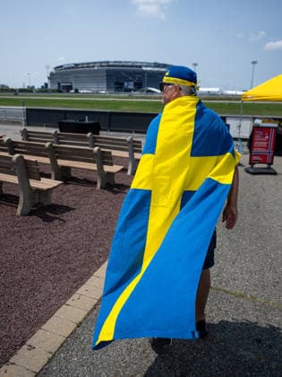 260630 Fans of Sweden ahead of the FIFA World Cup, WM, Weltmeisterschaft, Fussball 2026 round of 32 football match between France and Sweden on June 30, 2026 in New Jersey. Photo: Petter Arvidson BILDBYRAN kod PA PA1270 fotboll football soccer fotball vm fotbolls-vm fotball-vm fotbolls-vm 2026 fifa world cup 2026 sverige sweden sverige a bbeng frankrike france round of 32 16-delsfinal publik *** June 30, 2026: Fans of Sweden ahead of the FIFA World Cup 2026 Round of 32 soccer match between France and Sweden on June 30, 2026 in New Jersey. Photo by Petter Arvidson, BILDBYRAN, code PA PA1270. soccer, football, World Cup, 2026 FIFA World Cup, Sweden, Sweden A, BBENG, Francekrike france round of 32 round of 16 quarterfinal crowd  Copyright: PETTERxARVIDSON BB260630PA004