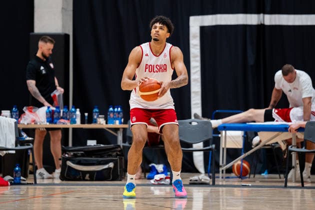 Poland National Basketball Team Training. Jakub Urbaniak is seen during training with the Polish National Basketball Team before the FIBA Basketball World Cup 2027 European Qualifiers match against the Netherlands in Krakow, Poland, on June 30, 2026. Krakow Poland  Copyright: xMarcinxGolbax originalFilename:golba-polandna260630_np7Lq.jpg