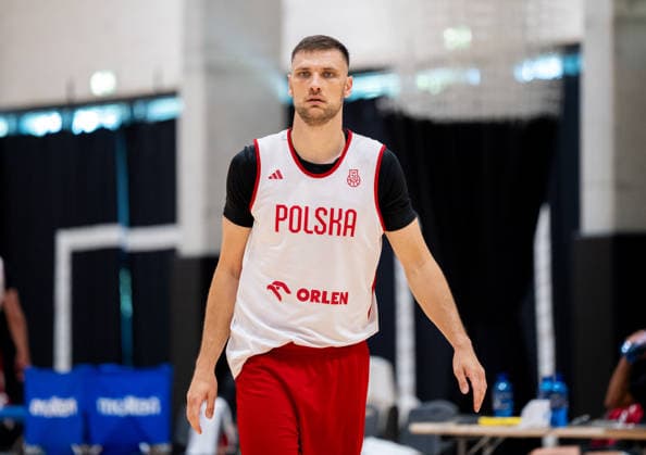 Poland National Basketball Team Training. Michal Michalak is seen during training of the Polish National Basketball Team before the FIBA Basketball World Cup 2027 European Qualifiers match against the Netherlands in Krakow, Poland, on June 30, 2026. Krakow Poland  Copyright: xMarcinxGolbax originalFilename:golba-polandna260630_npIy1.jpg