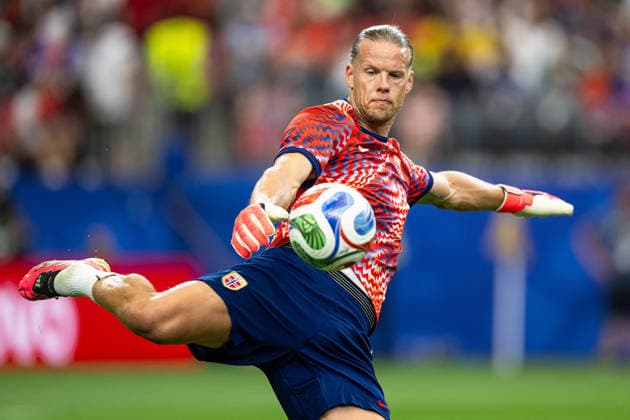 260630 Goalkeeper orjan Nyland of Norway ahead of the FIFA World Cup, WM, Weltmeisterschaft, Fussball 2026 round of 32 football match between CÃ te d Ivoire and Norway on June 30, 2026 in Dallas. Photo: Jon Olav Nesvold BILDBYRAN COP 217 VG0975 bbeng fotboll football soccer fotball vm fotbolls-vm fotball-vm fotbolls-vm 2026 fifa world cup 2026 16-delsfinale round of 32 arlington texas norge norway elfenbenskusten elfenbenskysten ivory coast *** June 30, 2026: Norwegian goalkeeper Orjan Nyland ahead of the 2026 FIFA World Cup Round of 32 soccer match between Côte d Ivoire and Norway on June 30, 2026 in Dallas. Photo by Jon Olav Nesvold. BILDBYRAN COP 217 VG0975 bbeng soccer football fotball World Cup 2026 FIFA World Cup 2026 Round of 16 of 32 Arlington, Texas Norway Ivory Coast  Copyright: JONxOLAVxNESVOLD BB260630JE047