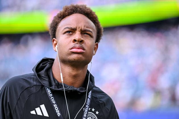 Assan Ouedraogo (Germany) Looks on during the FIFA World Cup, WM, Weltmeisterschaft, Fussball 2026 Round Of 32 match between Germany and Paraguay at Boston Stadium on June 29, 2026 in Foxborough, United States. (Photo by Harry Langer DeFodi Images) -