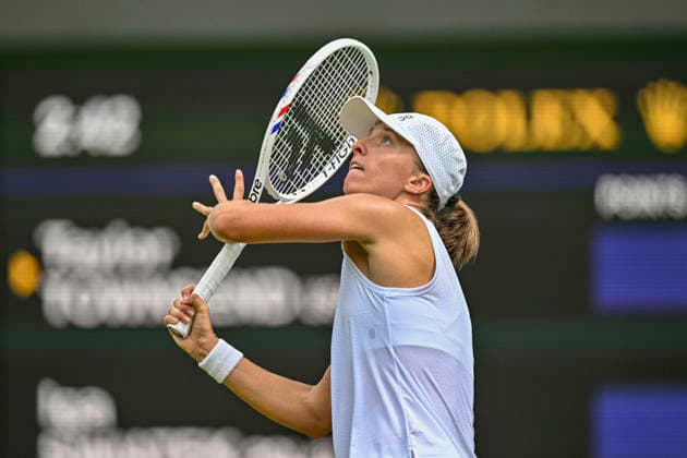 RECORD DATE NOT STATED 30th June 2026; All England Lawn Tennis and Croquet Club, London, England; Wimbledon Tennis Tournament, Day Two; Iga Swiatek (POL) GodfreyxPitt