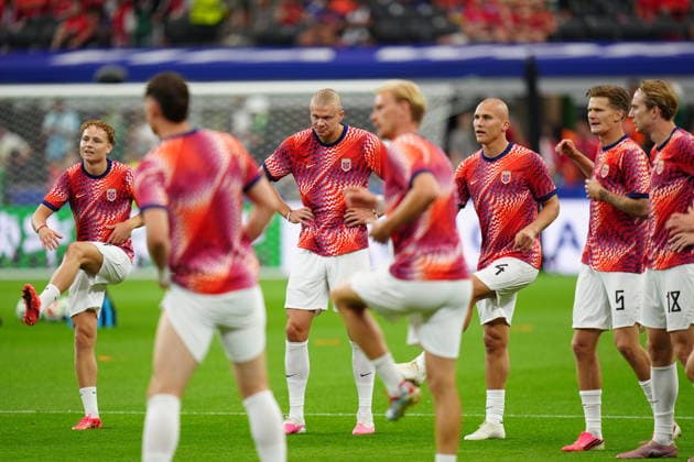 Ivory Coast v Norway - FIFA World Cup, WM, Weltmeisterschaft, Fussball 2026 - Round of 32 ARLINGTON, USA - JUNE 30: Erling Haaland of Norway warms up prior the FIFA World Cup 2026 Round of 32 match between Ivory Coast and Norway at Dallas Stadium in Arlington, United States on June 30, 2026. Hakan Akgun Anadolu Texas United States. Editorial use only. Please get in touch for any other usage.  Copyright: x2026xAnadoluxHakanxAkgunx
