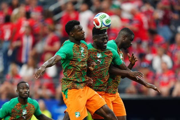 Ivory Coast v Norway - FIFA World Cup, WM, Weltmeisterschaft, Fussball 2026 - Round of 32 ARLINGTON, USA - JUNE 30: Players of Ivory Coast warm up prior the FIFA World Cup 2026 Round of 32 match between Ivory Coast and Norway at Dallas Stadium in Arlington, United States on June 30, 2026. Hakan Akgun Anadolu Texas United States. Editorial use only. Please get in touch for any other usage.  Copyright: x2026xAnadoluxHakanxAkgunx