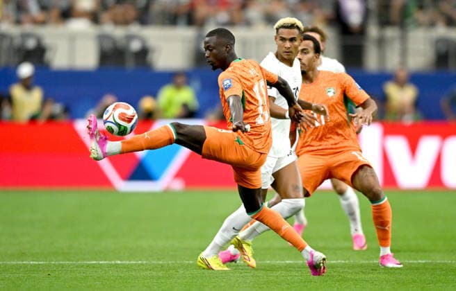 Sport Themen der Woche KW27 FIFA World Cup, WM, Weltmeisterschaft, Fussball 2026 - Round of 32 - Ivory Coast vs Norway Nicolas Pepe of Ivory Coast in action during the FIFA World Cup 2026 Round of 32 match Ivory Coast against Norway, in Dallas, USA, 30 June 2026. DALLAS United States  Copyright: xALBERTxPENAx