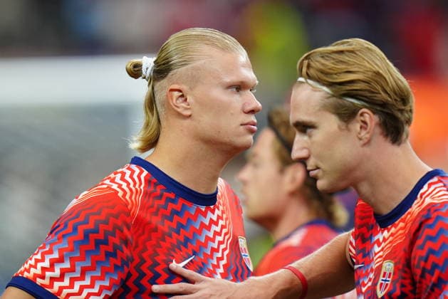 Ivory Coast v Norway - FIFA World Cup, WM, Weltmeisterschaft, Fussball 2026 - Round of 32 ARLINGTON, USA - JUNE 30: Erling Haaland of Norway warms up prior the FIFA World Cup 2026 Round of 32 match between Ivory Coast and Norway at Dallas Stadium in Arlington, United States on June 30, 2026. Hakan Akgun Anadolu Texas United States. Editorial use only. Please get in touch for any other usage.  Copyright: x2026xAnadoluxHakanxAkgunx