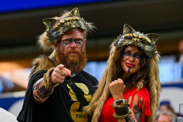 Cote D Ivoire v Norway Round Of 32 - FIFA World Cup, WM, Weltmeisterschaft, Fussball 2026 DALLAS, USA JUNE 30, 2026: Football fans wearing team colors and costumes gather ahead of the FIFA World Cup 2026 Round of 32 match between CÃ te d™Ivoire and Norway at Dallas Stadium in Dallas, United States, on June 30, 2026. DALLAS United States of America Copyright: x xwalidxibrahimx xJNAxPressx