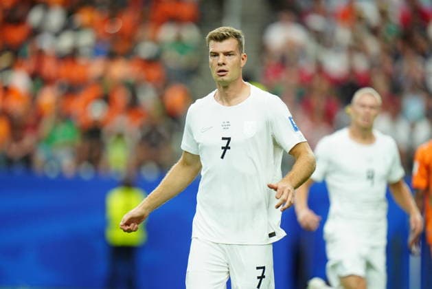 Ivory Coast v Norway - FIFA World Cup, WM, Weltmeisterschaft, Fussball 2026 - Round of 32 ARLINGTON, USA - JUNE 30: Alexander Sorloth of Norway in action during the FIFA World Cup 2026 Round of 32 match between Ivory Coast and Norway at Dallas Stadium in Arlington, United States on June 30, 2026. Hakan Akgun Anadolu Texas United States. Editorial use only. Please get in touch for any other usage.  Copyright: x2026xAnadoluxHakanxAkgunx
