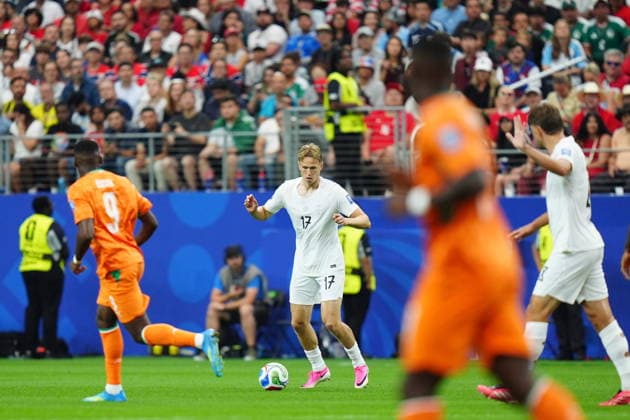 Ivory Coast v Norway - FIFA World Cup, WM, Weltmeisterschaft, Fussball 2026 - Round of 32 ARLINGTON, USA - JUNE 30: Torbjorn Heggem of Norway in action during the FIFA World Cup 2026 Round of 32 match between Ivory Coast and Norway at Dallas Stadium in Arlington, United States on June 30, 2026. Hakan Akgun Anadolu Arlington United States. Editorial use only. Please get in touch for any other usage.  Copyright: x2026xAnadoluxHakanxAkgunx
