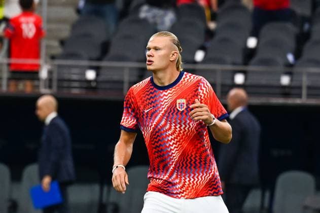 Cote D Ivoire v Norway Round Of 32 - FIFA World Cup, WM, Weltmeisterschaft, Fussball 2026 DALLAS, USA JUNE 30, 2026: Norway forward Erling Haaland (9) warms up before the FIFA World Cup 2026 Round of 32 match between CÃ te d™Ivoire and Norway at Dallas Stadium in Dallas, United States, on June 30, 2026. DALLAS United States of America Copyright: x xwalidxibrahimx xJNAxPressx