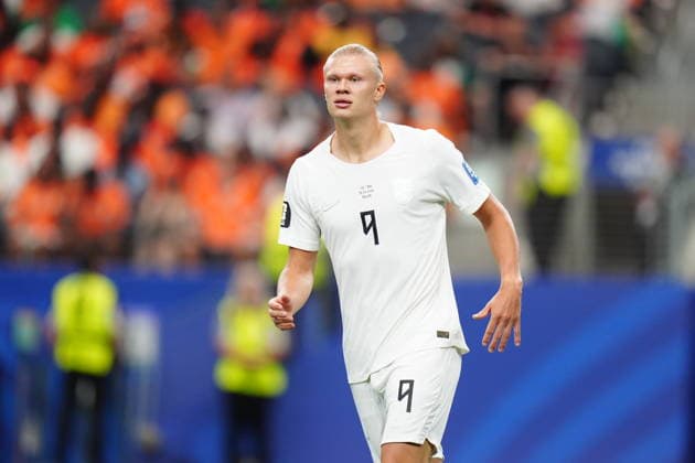 Ivory Coast v Norway - FIFA World Cup, WM, Weltmeisterschaft, Fussball 2026 - Round of 32 ARLINGTON, USA - JUNE 30: Erling Haaland of Norway in action during the FIFA World Cup 2026 Round of 32 match between Ivory Coast and Norway at Dallas Stadium in Arlington, United States on June 30, 2026. Hakan Akgun Anadolu Texas United States. Editorial use only. Please get in touch for any other usage.  Copyright: x2026xAnadoluxHakanxAkgunx
